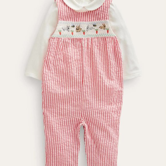 NWT Mini Boden Smocked Dungaree Set (18-24m/2-3Y mix match)